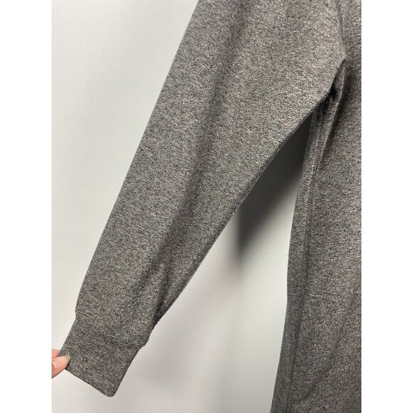 CAbi Put On Sweater Dress Long Sleeve Slimming Ruched Obsidian Gray 3650 Size S - Picture 3 of 7